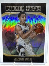 2020-21 Panini Donruss Optic Winner Stays LeBron James, Stephen Curry #3 Silver