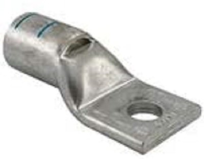BLU-040S4 Compression Lug, 1-Hole, Copper, 400 MCM, 1/2'', Blue- Pack of 5