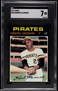 1971 Topps Roberto Clemente #630 SGC 7  HOF  Gorgeous Card