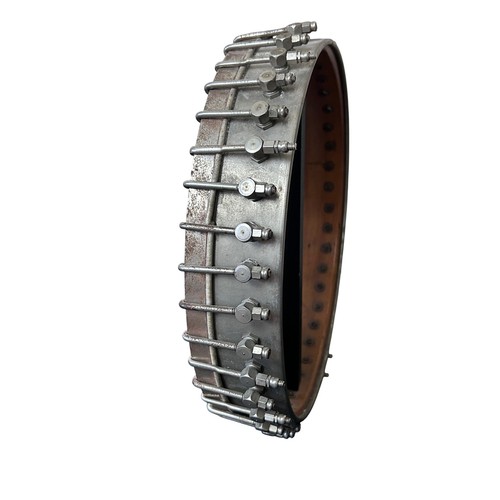 Antique Open Back 5 String Banjo Early 1900s Spun Over Rim Skin Head 30+ Hooks - Picture 6 of 14