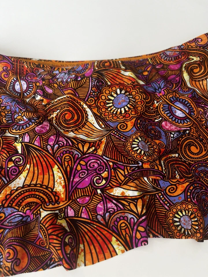 Nueva falda de bikini de natación para mujer Swim Systems, cachemira, talla XS, NUEVA CON ETIQUETAS Foto 3 de 4