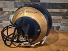 Kurt Warner Rams signed  VSR4 Authentic Proline helmet SB34 MVP inscription
