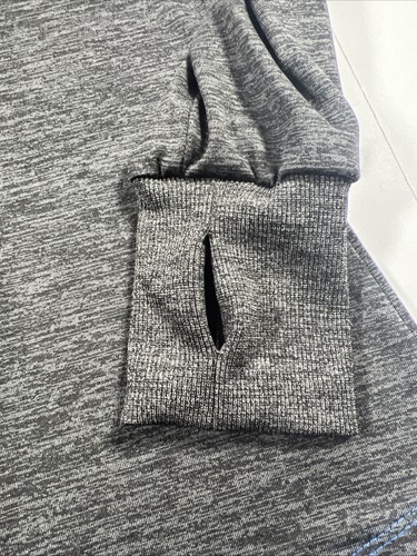 Colosseum Kansas University Grey Heather 1/4 Zip Pullover Long Sleeve Women's M - Picture 6 of 8