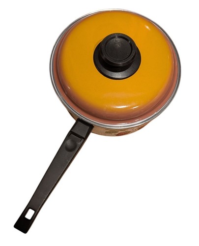 Vintage Erdbeerfelder 2 Quart Emaille Kochtopf mit Deckel - Bild 12 von 21