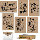Christian Christmas Cards with Envelopes Religious - 24 Blank Religious Christma