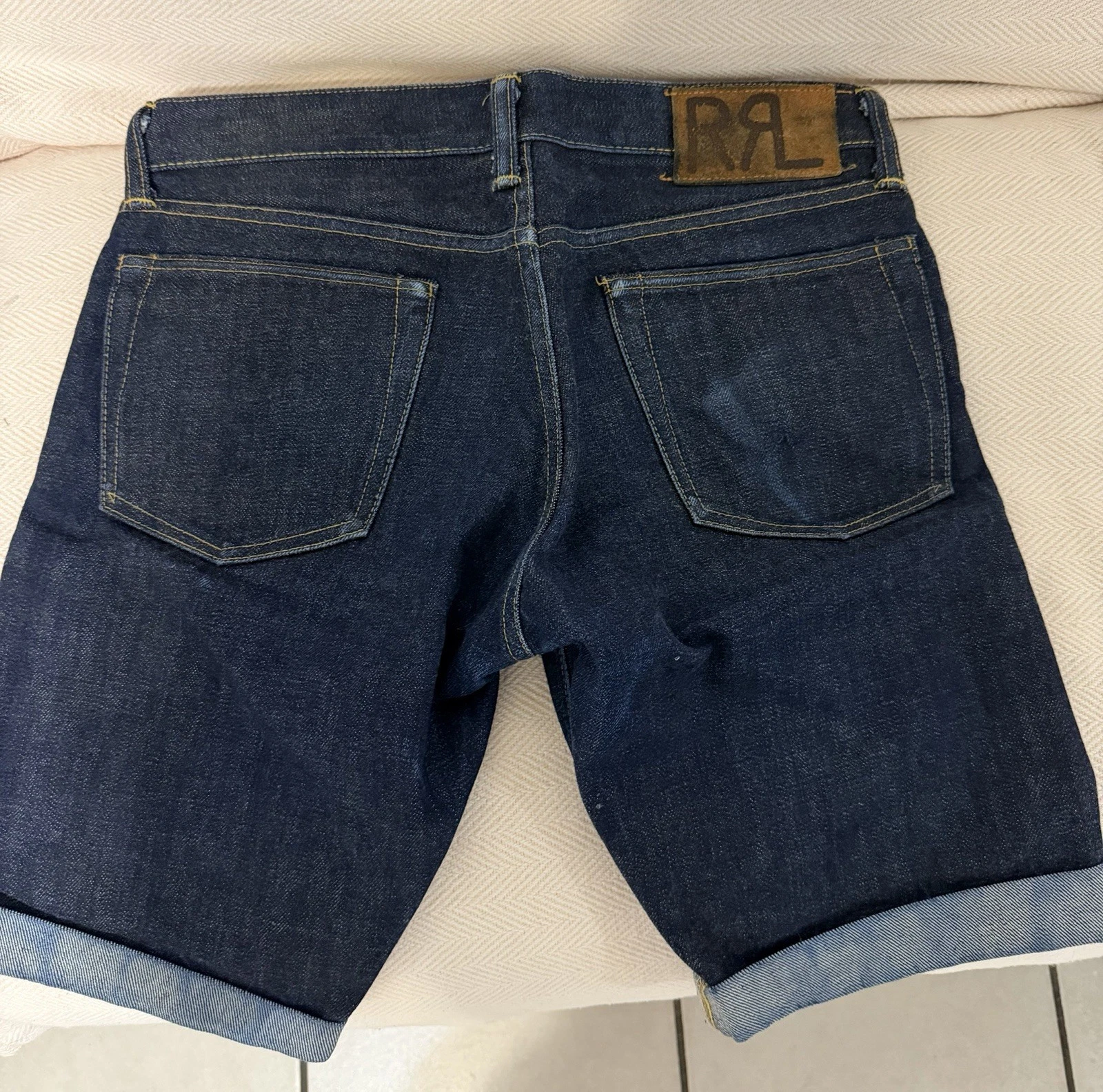 Double Ralph Lauren Denim Shorts Men 28 Blue Button Fly Classic Fit
Opens in a new window or tab
