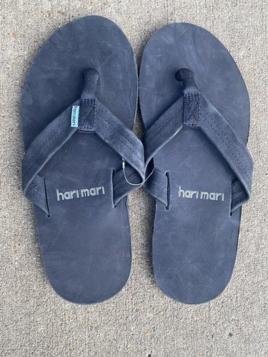 Hari Mari Flip Flops Blue Men's Size Nine