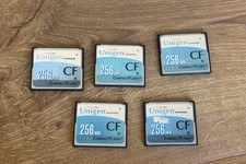 Lot of 5 - 256MB CF Compact Flash Memory Card Tested Works