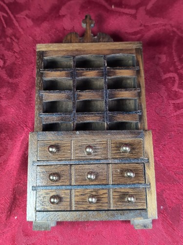 Vtg Americana Open Hutch Dollhouse Furniture Concord Miniatures Taiwan - Picture 14 of 15