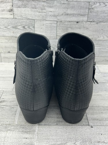 Rockport Works Shoes Womens Size 10W Leather Ankle Bootie Slip Resistant Zip - Picture 4 of 10