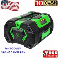 Battery For Genuine EGO BA4200T 5.0Ah/7.5 Ah/10.0Ah 56V Power+ BA1400 BA2240