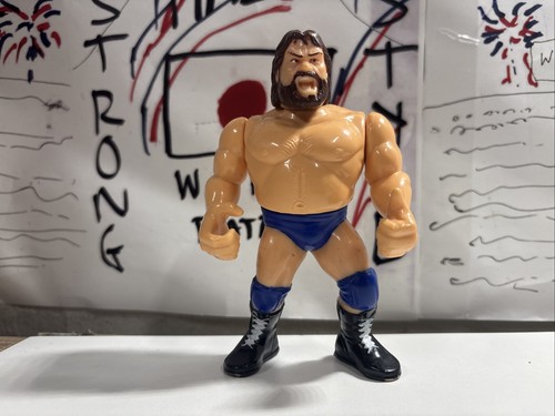 WWF Hacksaw Jim Duggan Hasbro Figur Serie 2 1991 WWE Wrestling WCW NEAR MINT