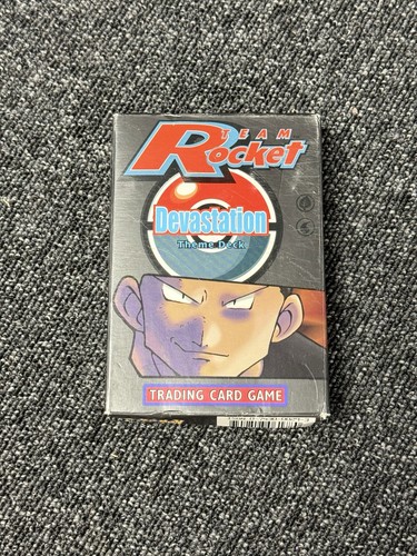 Pokemon OPENED Team Rocket Devastation Theme Deck!! Excellent CONDITION COMPLETE - Picture 1 of 2