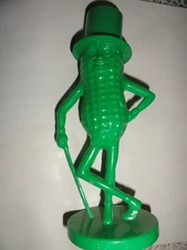 PLANTERS PEANUT MR.PEANUT BANK GREEN 1950-70 NEW FRESH OUT OF ORIGINAL BOX