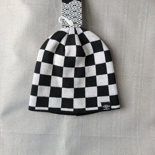 Umbro Checkered Beanie Hat NEW! - Picture 4 of 4