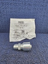 (QTY 2) Gates G25165-0810 8G-10MJ Hydraulic Hose Fitting, Male JIC 37° Flare