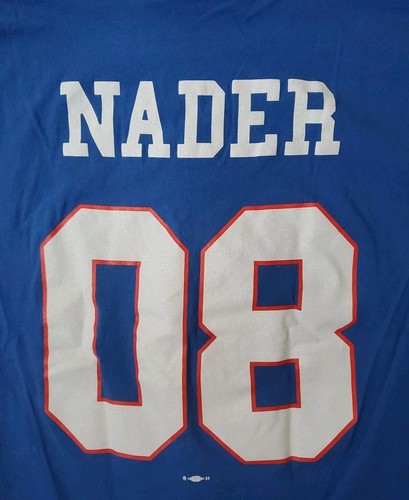 Nader Gonzalez '08 T-Shirt Herren L Large Buffalo Print Kurzarm 100% Baumwolle - Bild 6 von 9