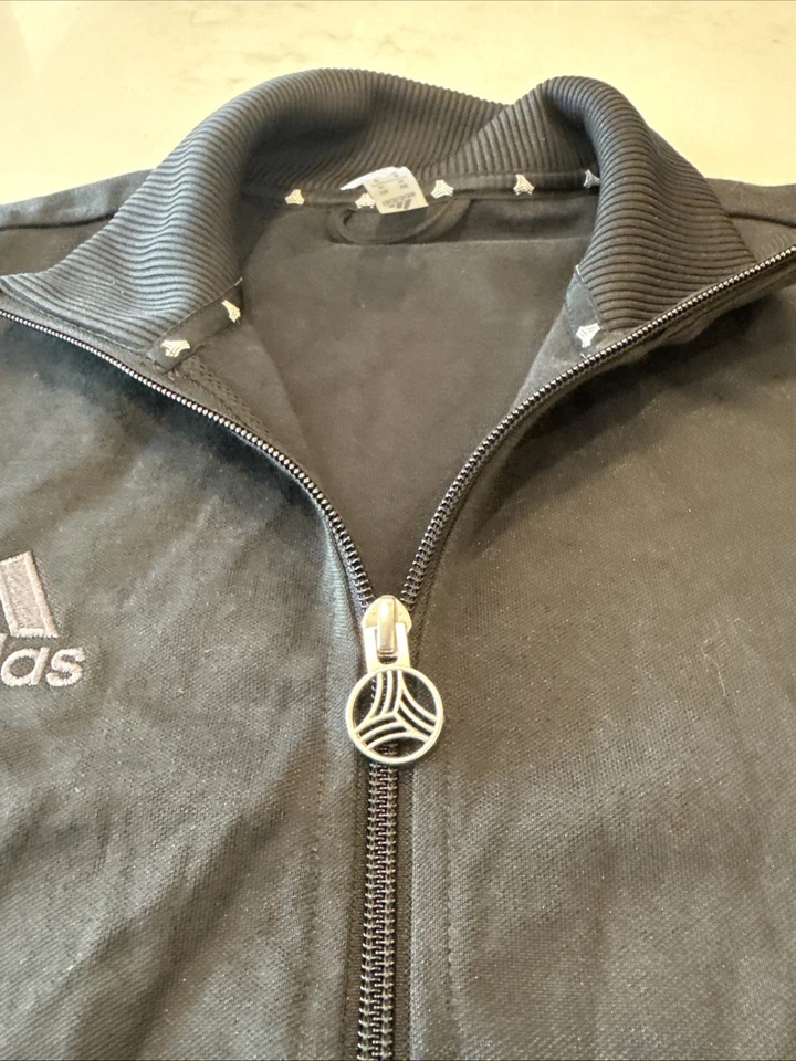 Adidas Para Hombre Negro Pesado Club Pista Chaqueta Fútbol Fútbol Muestra DY5826 Talla M Foto 3 de 4