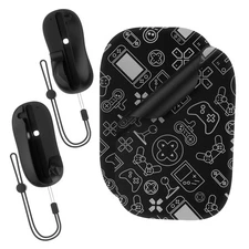 2PCS Gaming Controller Mouse Pad Kit Ergonomic Portable Mice Handle Stand1634