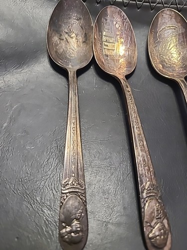 Vintage WM Rogers Silver Plated Presidential Spoons - Picture 2 of 5