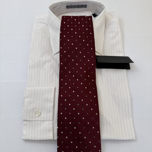 Calvin Klein Dress Shirt NWT Striped 15.5 32/33 Button Down - Picture 1 of 8