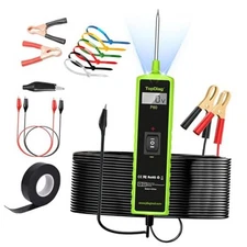 Car Circuit Tester, 12V Test Light Automotive, Power Circuit Probe, Green