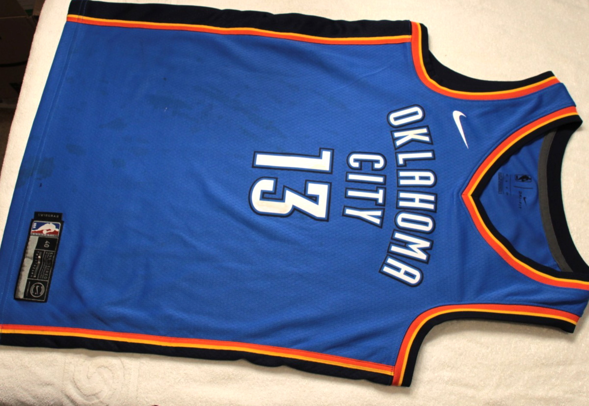ナイキNIKE OKCサンダーポールジョージジャージー40★N2313 ナイキNIKE OKCサンダーポールジョージジャージー40☆N2313