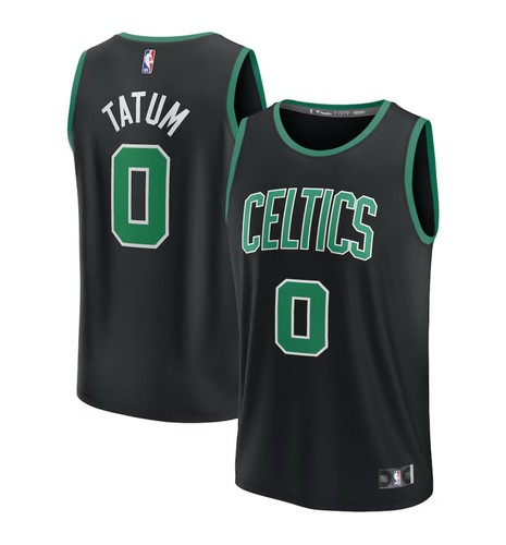 Boston Celtics Jayson Tatum Jersey Youth Fanatics Fast Break Replica Jersey