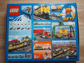 LEGO City Cargo Train & Gantry Crane 7939 New