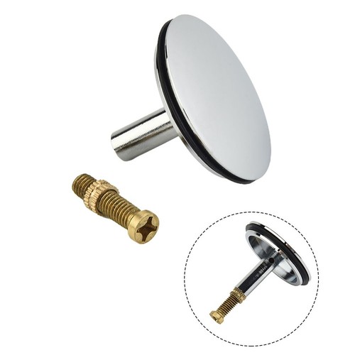 Quality Chrome Plated 43mm Bathtub Drain Stopper Bathroom Sink Waste PopUp - Picture 4 of 12