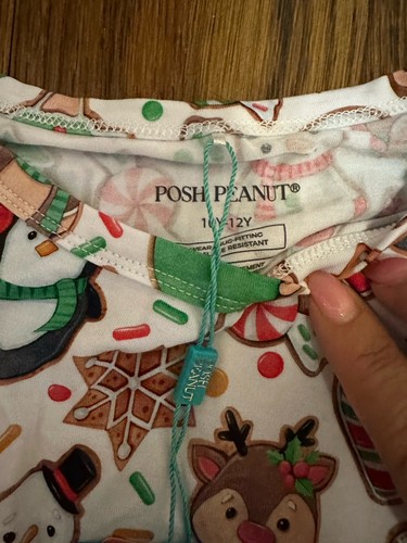 Posh Peanut Size 10-12 Christmas Cookie Pajamas - Picture 2 of 3