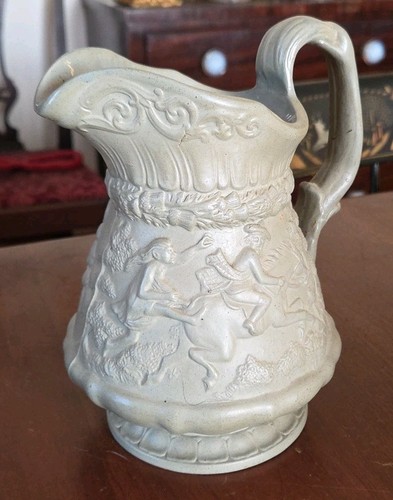 Antiker Ridgway Tam O Shanter Sahnekrug Krug Relief geformt Englisch... - Bild 7 von 12