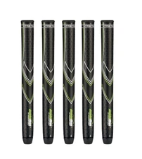 Set of 5 JumboMax STR8 Tech Non-Tapered Tour Series Golf Grips Size Medium
