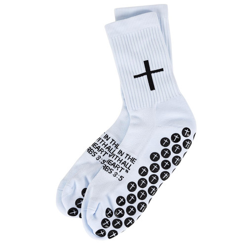 Cross Grip Soccer Socks - Anti-Slip Grips Sports Sock with Breathable Thicken... - Picture 7 of 7