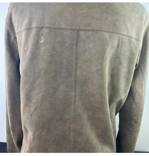 Robert Comstock Brown Soft Leather Jacket Size L - Picture 6 of 9
