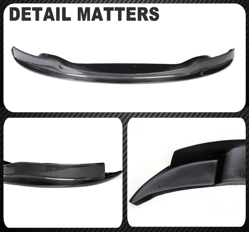 Carbon Frontlippe Frontspoiler Frontansatz für BMW 3ER E90 E92 E93 M3 Stoßstange - Picture 11 of 11