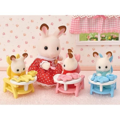Sylvanian Family Doll / Furniture Set Chocolat Rabbit Mitsu-chan Metropolita JP - Picture 5 of 7