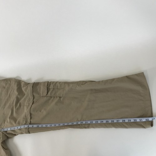 Pantaloni cargo convertibili Magellan outdoor uomo taglia XL marroni tasche outdoor - Foto 10 di 13