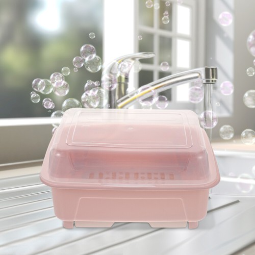 Dustproof Storage Box Dish Racks for Kitchen Counter Space Saving Baby - Picture 7 of 12