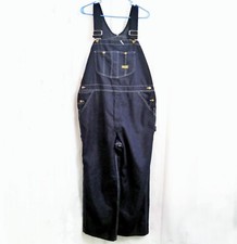 Vintage Sears Toughskins Union Made Denim Carpenters Bibs 40" X 30"