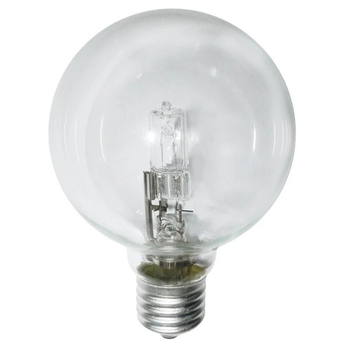 Bombilla de ahorro de energía globo halógena transparente 28w ES E27 G95 - Paquete de 2 - Imagen 12 de 12