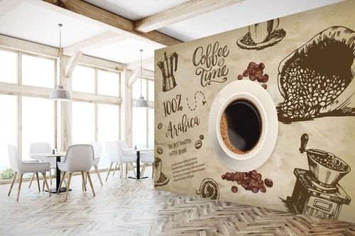 3D Original Coffee 760 Wallpaper Mural Wall Print Wall Wallpaper Murals US Honey - Picture 3 of 12
