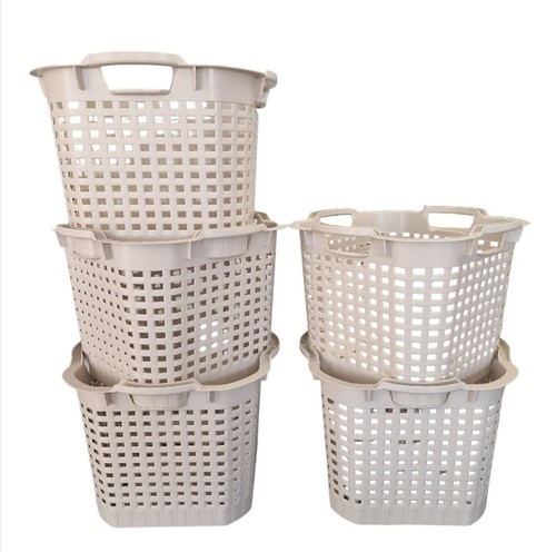 Wäschekorb Set Universalkorb vers Farben Stapelkörbe Gartenkörbe Korb robust - Bild 3 von 34