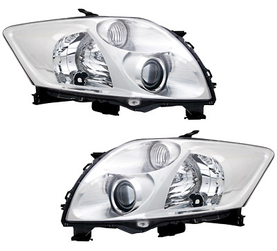 Scheinwerfer Set für Toyota AURIS E15 2006-2010 Halogen H11 HB3 Streuscheibe