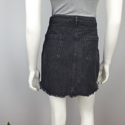 Disney Denim Jean Skirt M, 12  Beauty & Beast Black Embroidered Floral Women - Bild 4 von 12