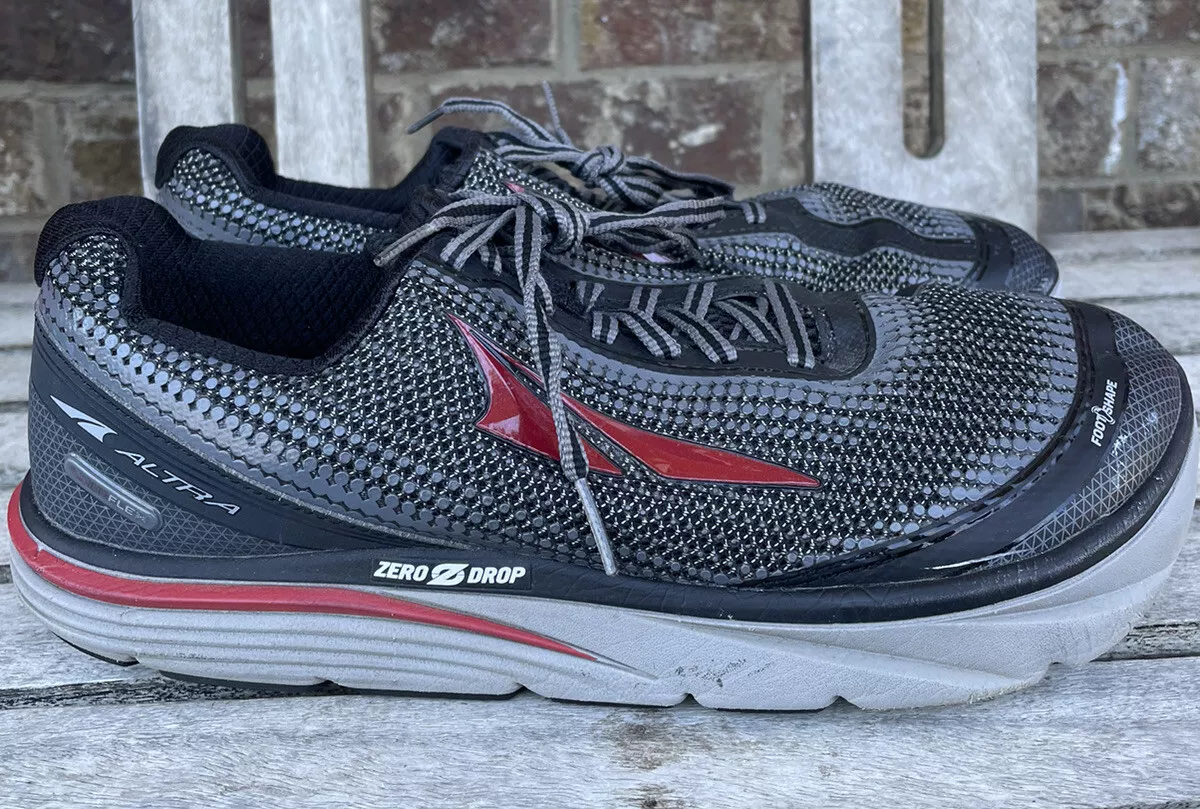 Altra Men s Torin 3.0 Shoes Zero Drop Black Gray Red AFM1737F 7 Size 9.5 US