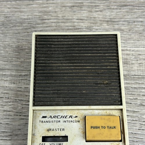 Archer Transistor Intercom Master 1972 RadioShack Pair Remotes Untested - Picture 5 of 14