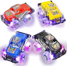 Toys for Boys Kids Toddlers Children Cool Pickup Trucks Gift LED Lights 2 Pieces