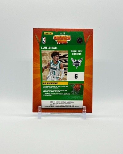 2023-24 Donruss Crunch Time #5 LaMelo Ball - Picture 2 of 3