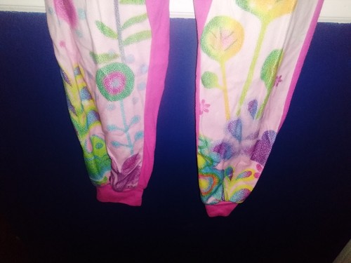 Disney Trolls Girls Pink One Piece Sleep Suit SZ 7-8 - Picture 4 of 5